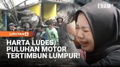 Hampir sepekan pascabanjir bandang yang menerjang lereng Gunung Slamet, Kabupaten Purbalingga, Jawa Tengah, warga mulai kembali ke permukiman untuk mengambil barang-barang berharga yang tertimbun lumpur.
