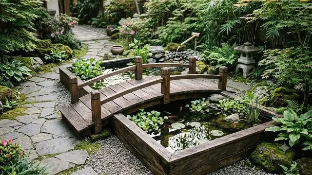 Inspirasi Kolam Mini ala Jepang (AI Generated)