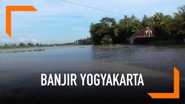 VIDEO: Banjir Kiriman Rendam Satu Kecamatan di Yogyakarta
