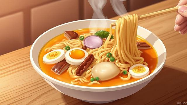 Siapa yang bisa menolak kelezatan mie instan? Namun, kamu harus tahu bahwa ada bahaya tersembunyi di balik mi instan jika dimakan setiap hari. Penting untuk mulai membatasi konsumsinya! (Ilustrasi by AI)