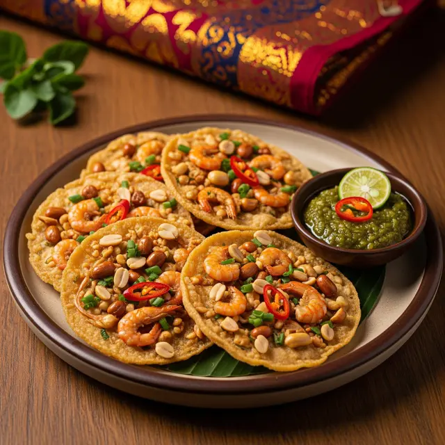 Rempeyek Udang Padang (Gemini AI)