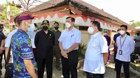 Menteri Koordinator Bidang Kemaritiman dan Investasi (Menko Marves) Luhut Binsar Pandjaitan melakukan kunjungan kerja ke sejumlah lokasi di Kabupaten Buleleng dan Kota Denpasar, Provinsi Bali pada Kamis (12/8/2021). Dok Kemenko Marvest