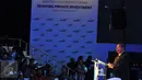 Menko Perekonomian Darmin Nasution memberikan sambutan pada pembukaan Mandiri Investment Forum (MIF) 2017 di Jakarta, Rabu (8/2). Dalam acara ini setidaknya menghadirkan 600 investor, baik dalam negeri maupun luar negeri. (Liputan6.com/Angga Yuniar)