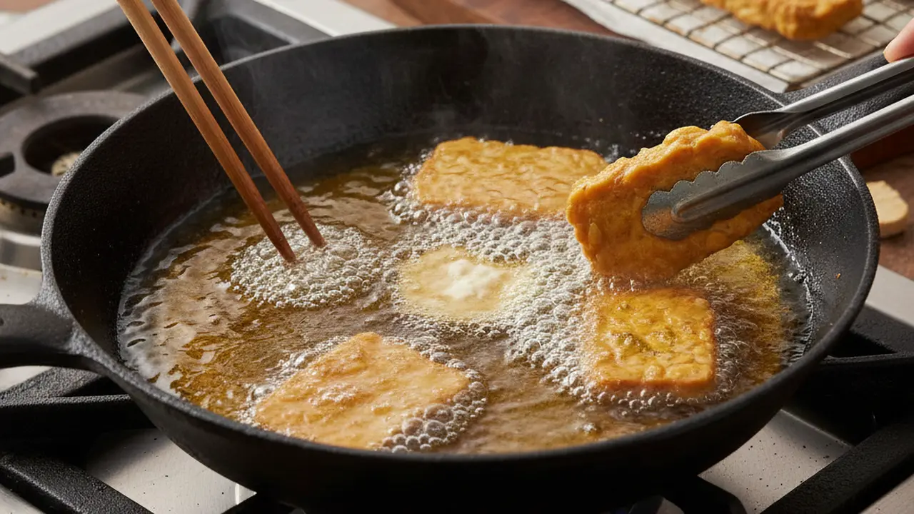 Trik Menggoreng Tempe (Foto: Gemini AI)