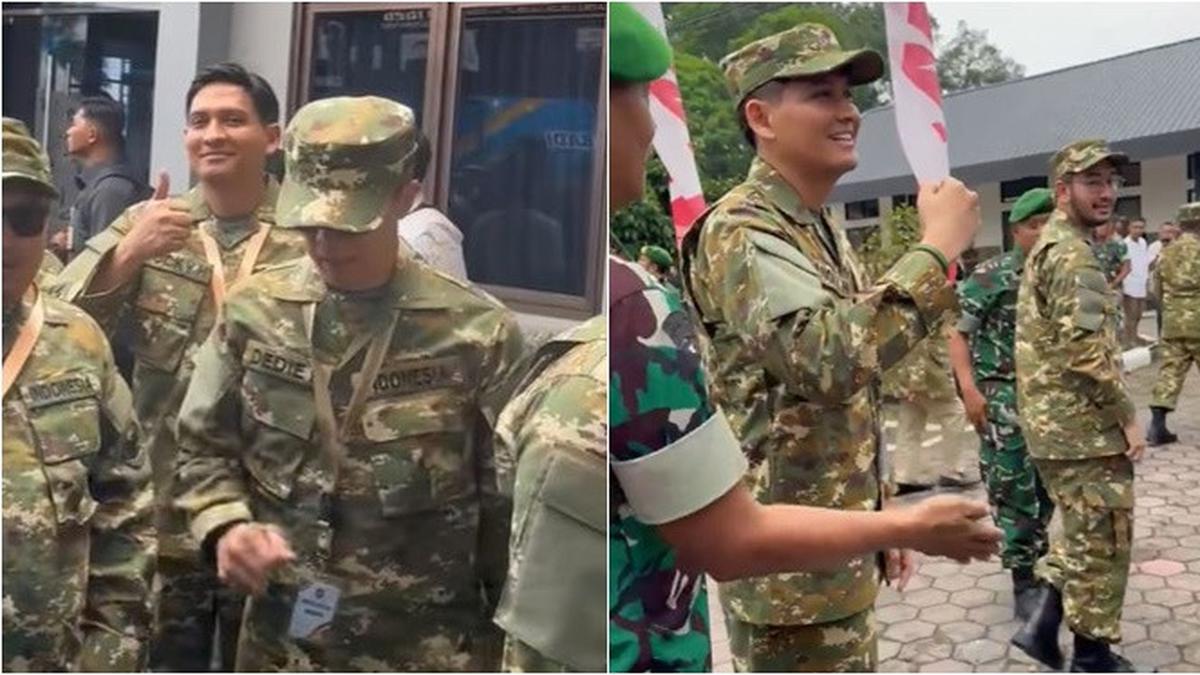 6 Potret Aktor Lucky Hakim di Retret Kepala Daerah, Semangat Demi Warga Indramayu
