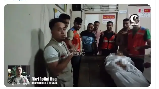 Relawan Indonesia di Gaza Ungkap Mencium Wangi dari Jenazah Warga Palestina