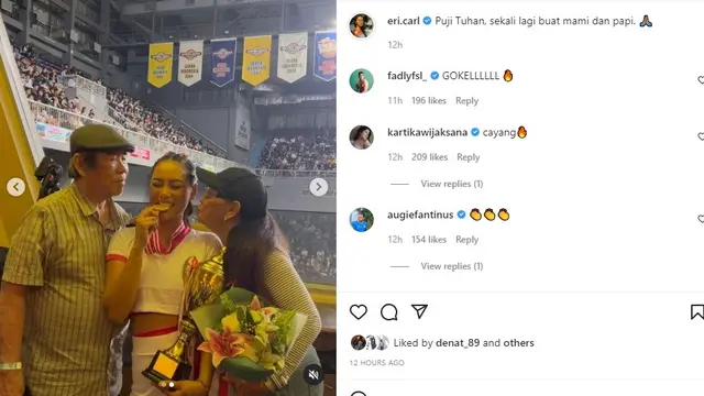 Erika Carlina dalam Tepok Bulu 2022 (Foto: Instagram @eri.carl)
