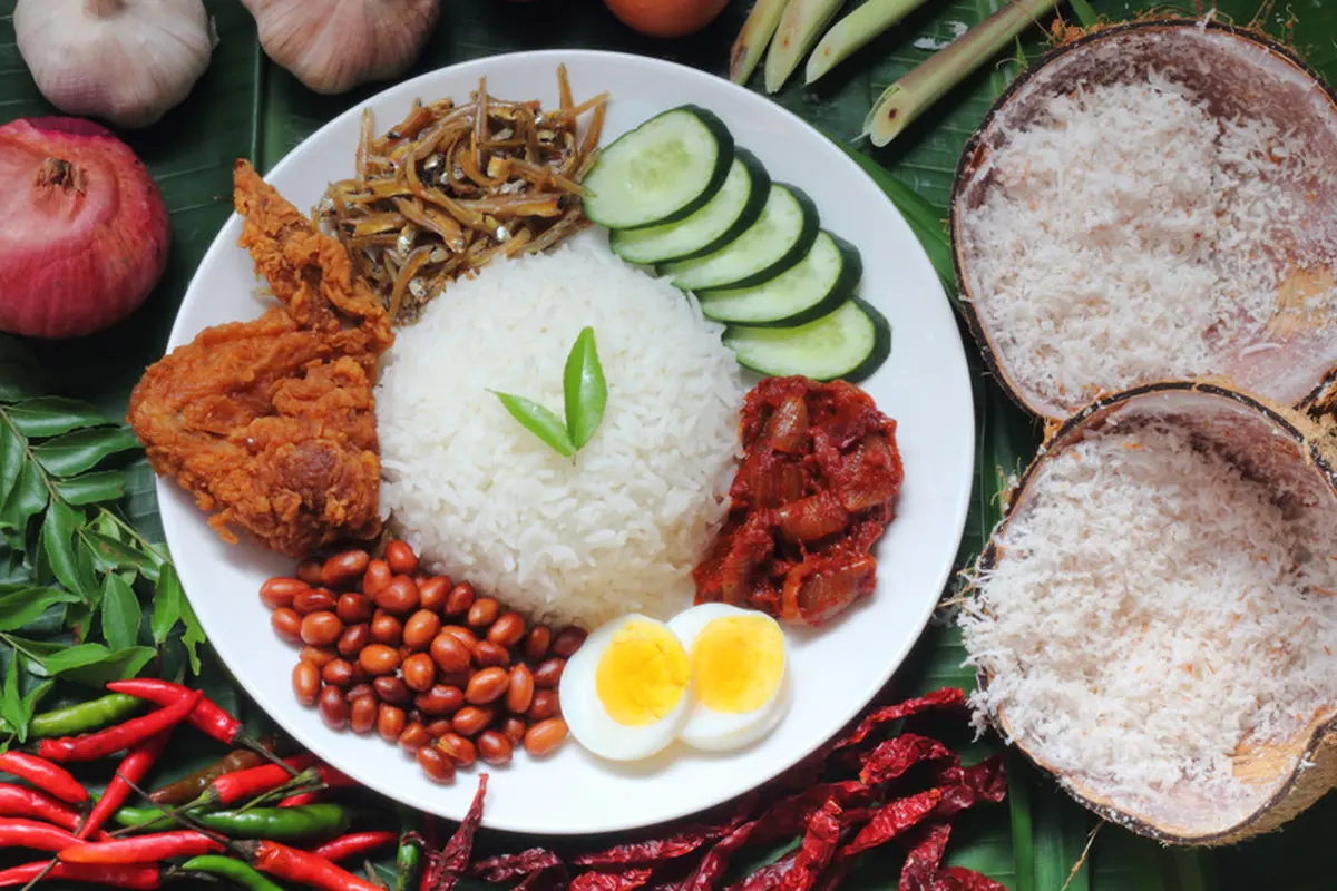 nasi gurih gemuk lemak