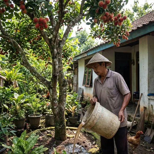 Tips Supaya Buah Rambutan Berbuah Manis