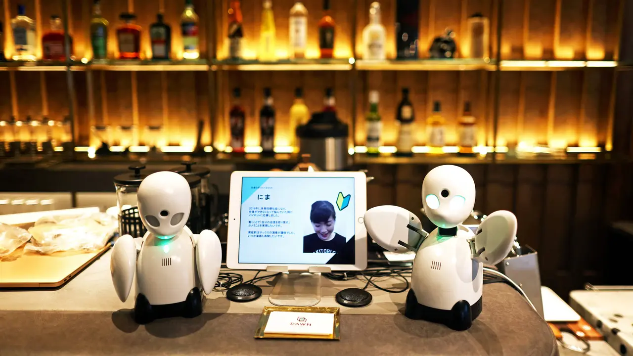 FOTO: Jelang Paralimpiade, Kafe di Tokyo Gunakan Robot Layani Pelanggan