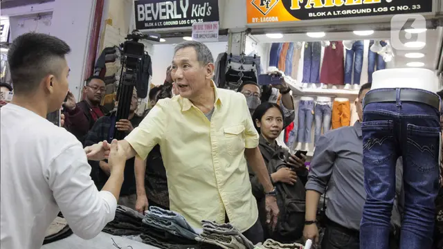Jusuf Hamka Sambangi Pasar Tanah Abang