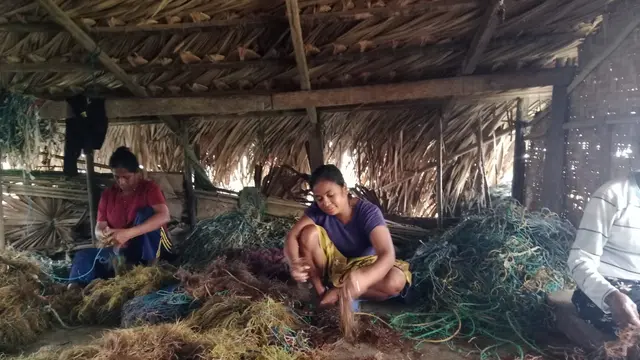 Densiana Kaja, petani rumput laut di Nusa Tenggara Timur.