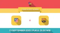 Prediksi Athletico Madrid vs Barcelona (Liputan6.com/Yoshiro)