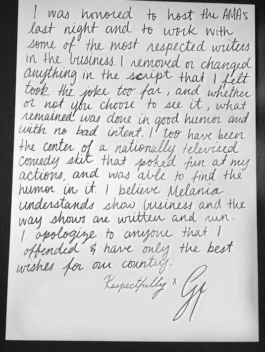 Kekasih Zayn Malik ini juga mengatakan bahwa dirinya sudah menghilangkan bagian naskah yang dianggapnya terlalu berlebihan. Melakukan candaan itu, sejujurnya Gigi tidak punya niatan buruk. (doc.Twitter)