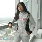 Indonesian Drifter, Alinka Hardianti saat menjadi bintang tamu di Corner 6, Liputan6.com, Rabu (30/11). (Liputan6.com/Fatkhur Rozaq)