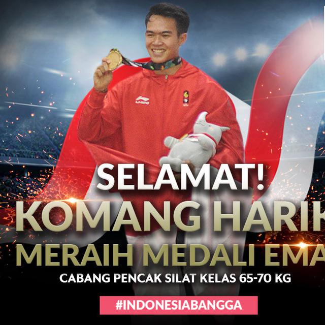 Mengenal Peraih Emas Pencak Silat Asian Games 2018 Komang Harik Adi Putra Asian Games Liputan6 Com