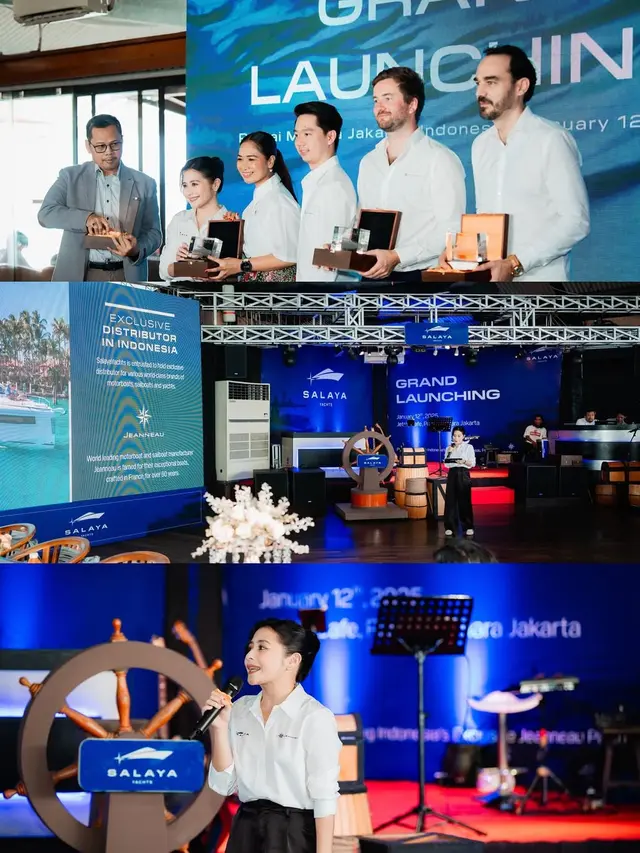 Hari peluncuran Salaya Yacht (Instagram/@prillylatuconsina96)