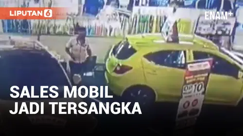 VIDEO: Polisi Tetapkan Tersangka pada Sales Mobil Pameran yang Menabrak Pengunjung di Mall Semarang