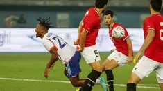 Timnas Belgia harus mengakui keunggulan Mesir pada laga persahabatan terakhir sebelum Piala Dunia 2022. (AFP/Yasser Al-Zayyat)