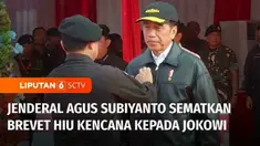Presiden Joko Widodo menerima Brevet Hiu Kencana lambang kehormatan Satuan Kapal Selam TNI AL. Penganugerahan dilakukan di atas KRI Radjiman Wedyodiningrat yang berlayar menuju Teluk Jakarta.