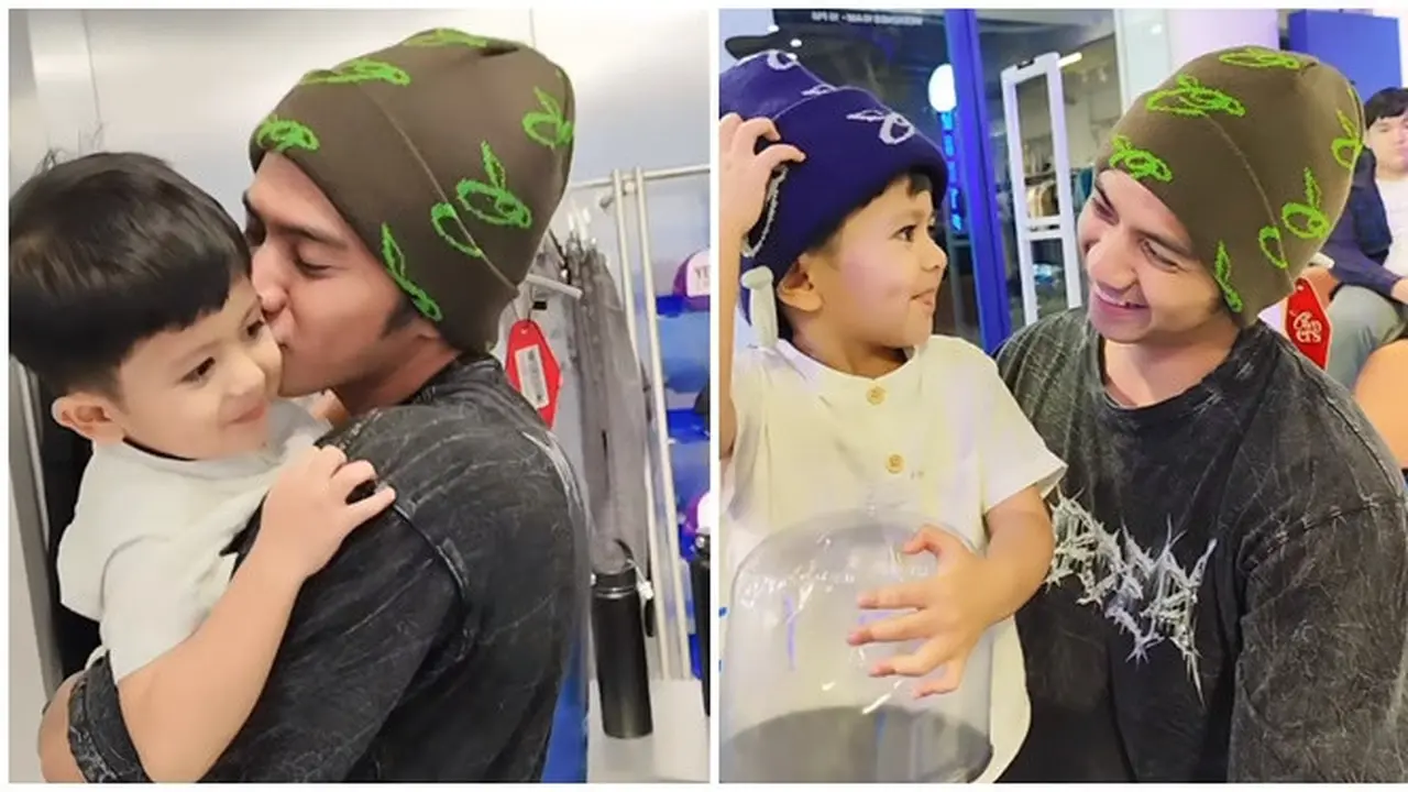 6 Momen Rizki DA Bertemu Syaki, Dulu Minta Tes DNA Kini Makin Sayang Anak