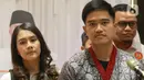 Putra Presiden Joko Widodo itu mengatakan kunjungannya ke DPP PKS adalah dalam rangka silaturahmi dan menjajaki kerja sama politik. (Liputan6.com/Herman Zakharia)