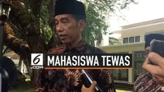 Presiden Joko Widodo atau Jokowi menyesalkan aksi demonstrasi menolak RUU KUHP yang dilakukan sejumlah mahasiswa di Gedung DPRD Sulawesi Tenggara, Kendari memakan dua korban jiwa.