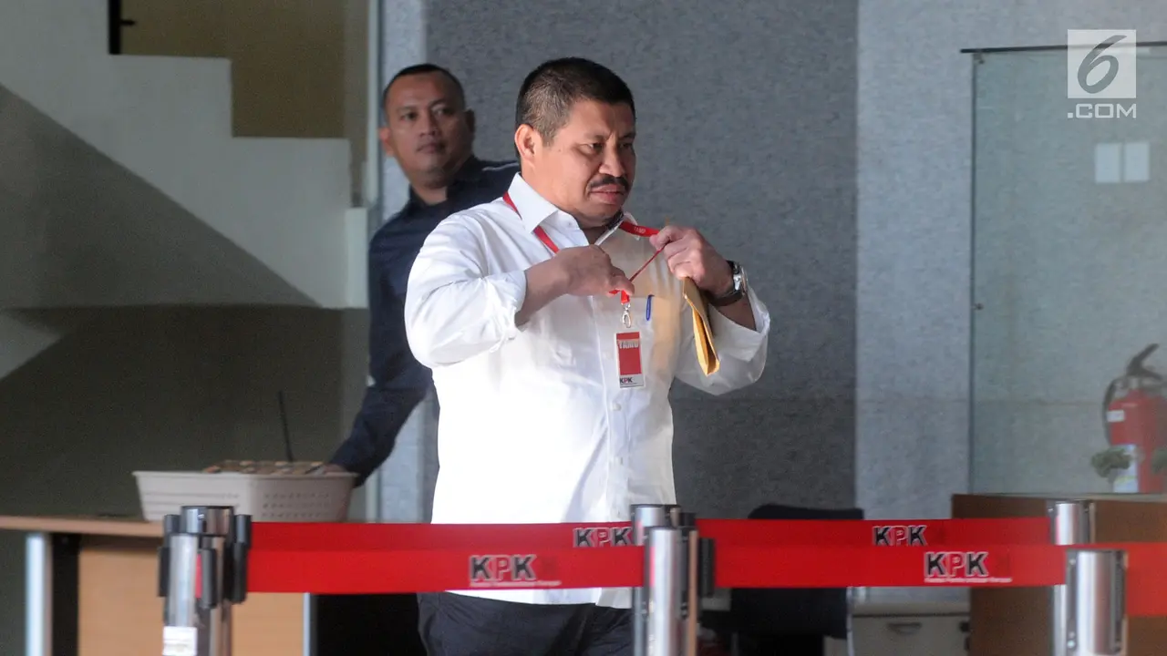 Ekspresi Bupati Bengkalis Usai Jalani Pemeriksaan di KPK