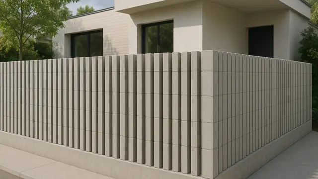 Model Pagar Rumah Minimalis dengan Batako