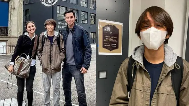 Antar Anak Sekolah Sepak Bola, 7 Momen Darius Sinathrya dan Donna Agnesia di Prancis