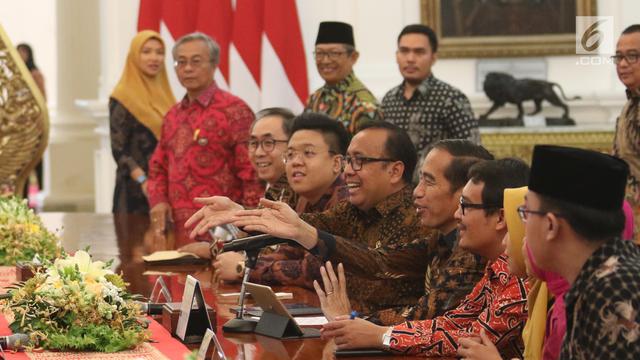 Presiden Jokowi Temui Pelaku UMKM di Istana