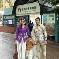 Indah Permatasari saat Liburan ke Jepang Bareng Keluarga. [@arie_kriting]