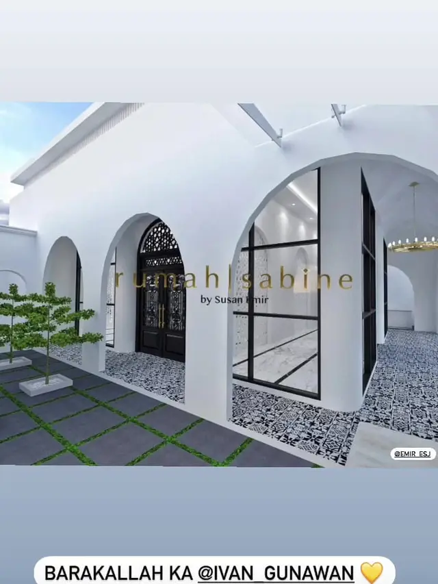 Dapat Rp 500 Juta dari Deddy Corbuzier, Ini 6 Potret Desain Masjid Ivan Gunawan