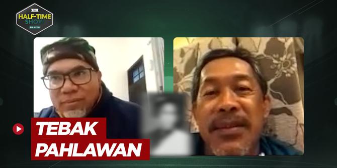VIDEO: Half Time Show, Bikin Ngakak! Adu Cepat Tebak Pahlawan Indonesia Aji Santoso dan Iwan Setiawan
