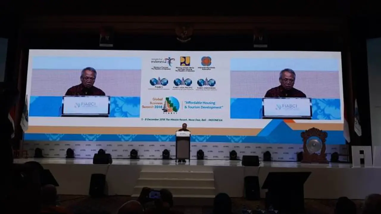 Menteri PUPR Buka FIABCI Global Business Summit 2018 di Bali