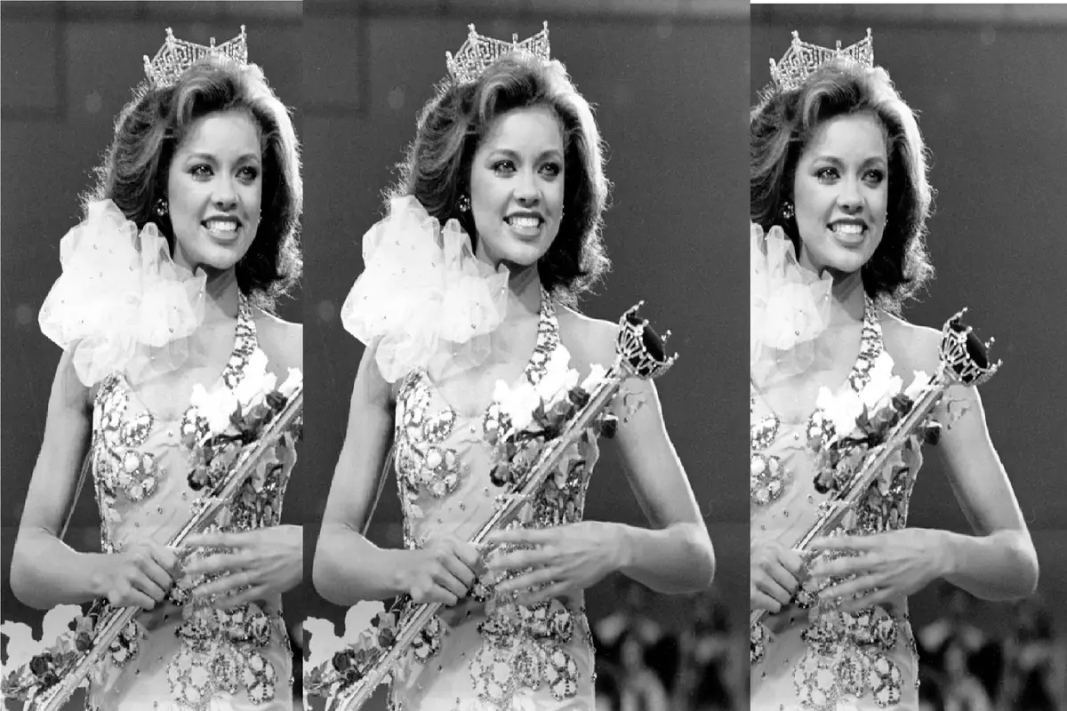 17 September 1983, Miss New York Vanessa Williams. (AP Photo/Jack Kanthal, File)