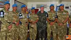 Citizen6, Lebanon: Penghargaan diserahkan oleh Dansektor Timur UNIFIL Brigadir Jenderal Julio Herrero Isla (Spanyol), di Markas Sektor Timur (Seceast HQ), Base Miguel De Cervantes, Lebanon Selatan. (Pengirim: Badarudin Bakri)