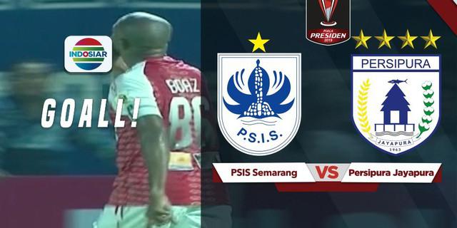 VIDEO: Cetak Gol di Piala Presiden 2019, Bukti Boaz Solossa Masih Menakutkan