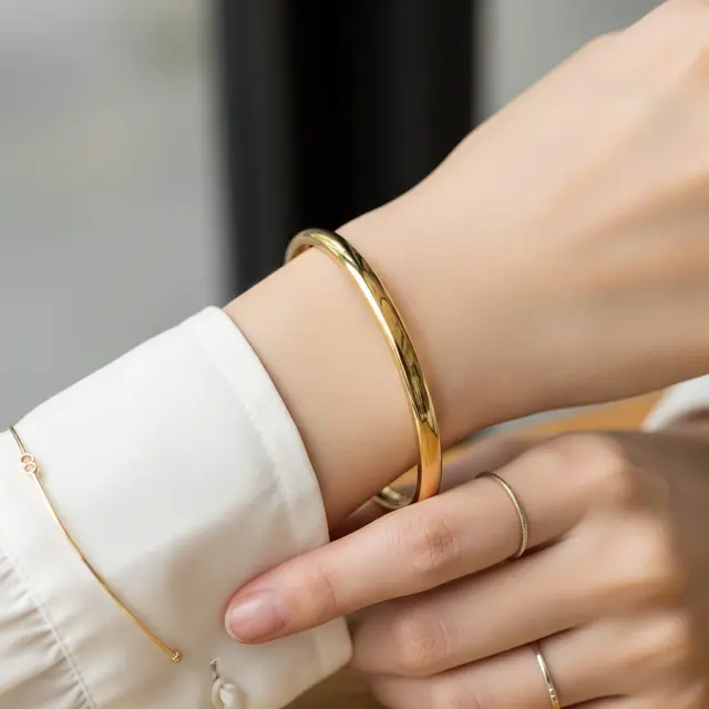 Model Gelang Emas 3 Gram Kecil untuk Ibu Muda Tren 2025