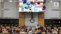 Suasana rapat kerja antara Ketua Komisi Pemberantasan Korupsi (KPK), Firli Bahuri dengan Komisi III DPR di Kompleks Parlemen, Senayan, Jakarta, Rabu (7/9/2022). Rapat tersebut membahas RKA K/L tahun 2023 dan pembahasan usulan program yang akan didanai oleh DAK. (Liputan6.com/Angga Yuniar)