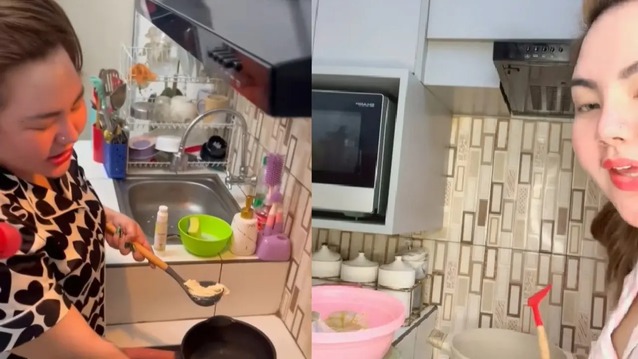 5 Potret Dapur Rumah Lisa Mariana, Rapi dan Penuh Peralatan Masak