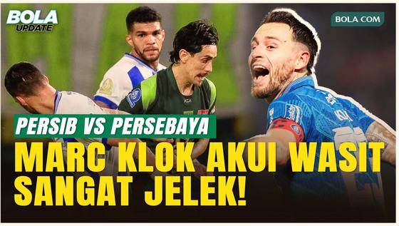 Marc Klok Kritik Keputusan Wasit usai Persib Bandung Imbang Lawan Persebaya Surabaya