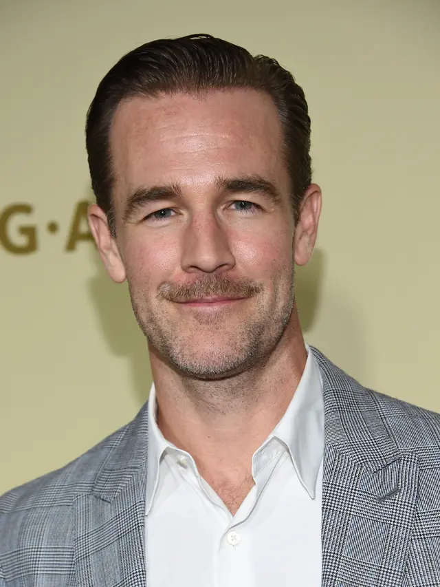 James Van Der Beek pada 2017. (CHRIS DELMAS / AFP)