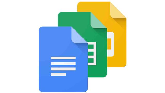 Ilustrasi Google Docs, Google Slide, Google Sheet