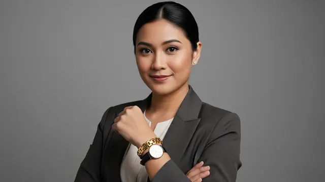 Gelang Emas yang Pas Dipadukan dengan Outfit Kantor Model Rantai Box Chain