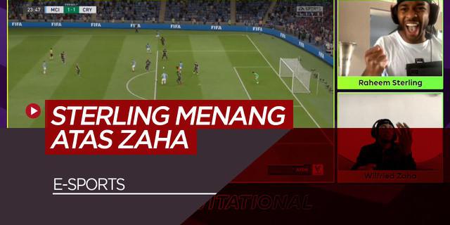 VIDEO: Raheem Sterling Kalahkan Wilfried Zaha Dalam Kompetisi FIFA 20