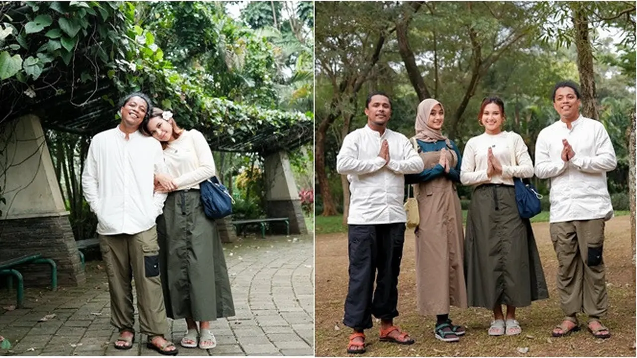 5 Potret Double Date Arie Kriting dan Mamat Alkatiri, Kompak Bareng Istri