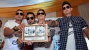 Grup yang digawangi Donnie (vokal), Adhy (drum), Dika (bass), dan Marshal (gitar) ini mempersembahkan 10 lagu bagi penggemar setia dan pecinta musik. (Deki Prayoga/Bintang.com)