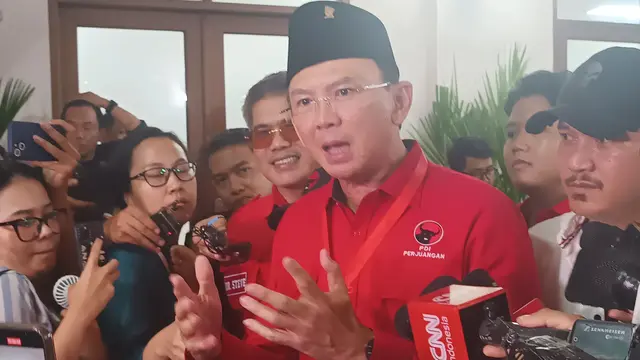 Ahok Usai Mengghadiri Acara HUT PDIP