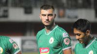 Striker PSS Sleman, Yevhen Bokhasvili. (Bola.com/Vincentius Atmaja)
